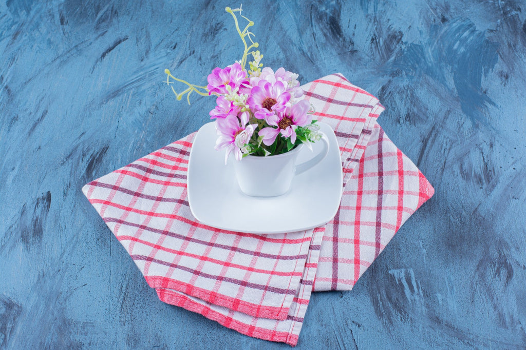 How to Mix and Match Patterns with Vintage Linens