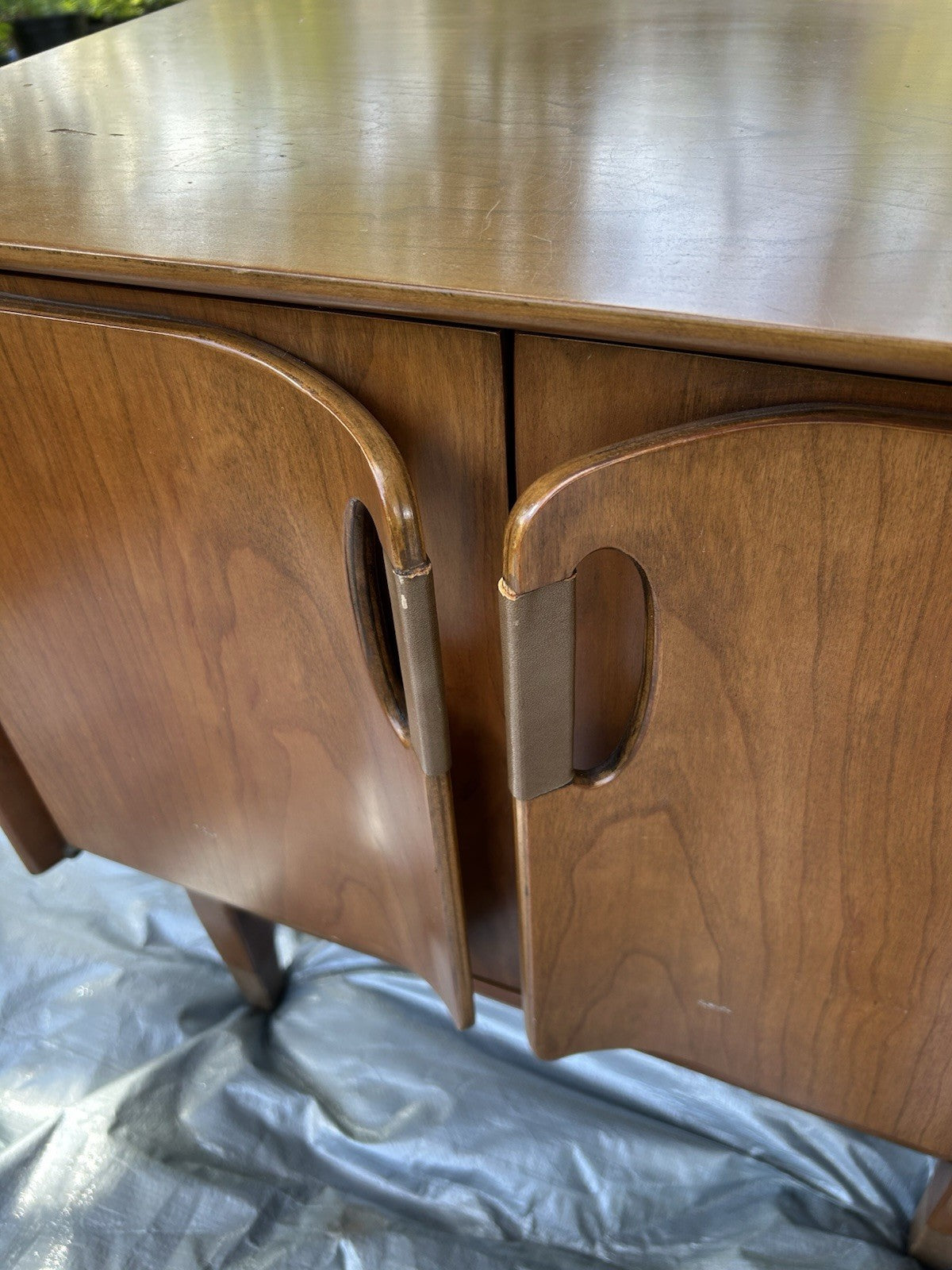 Set Of 2 Mid Century Wood NightStand