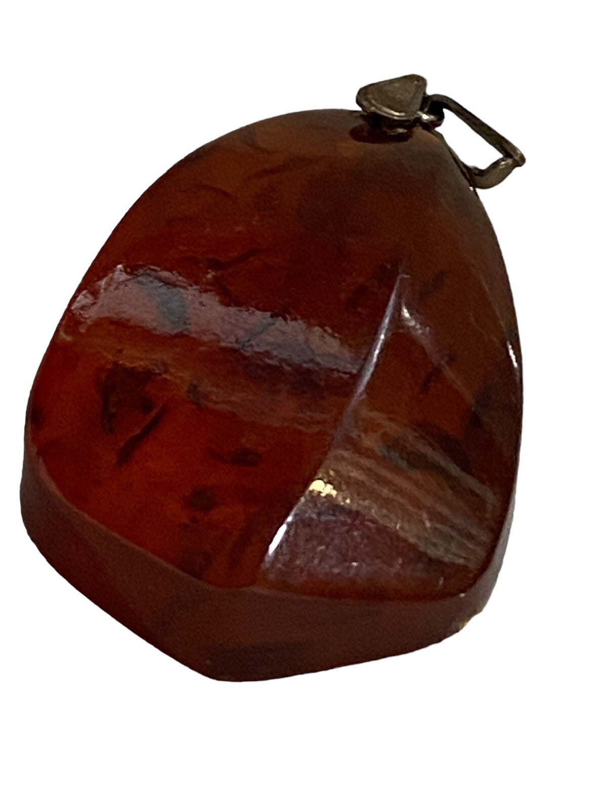 Large Vintage Amber Pendant