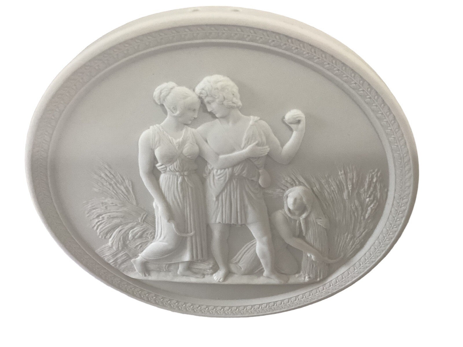 10 Royal Copenhagen Bisque Plates