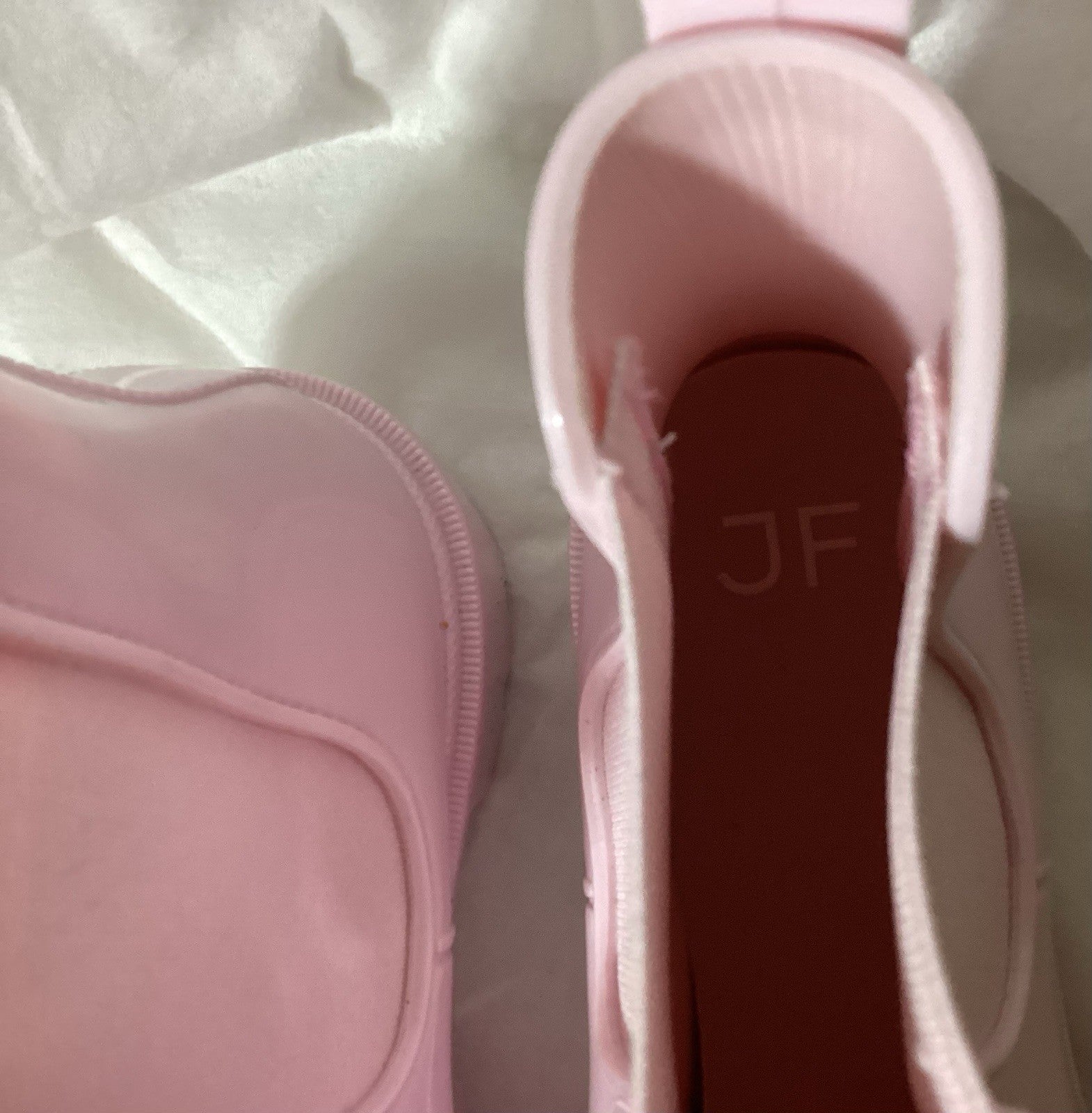 Just Fab Women Rain Boots Pink Roonie Sz 9