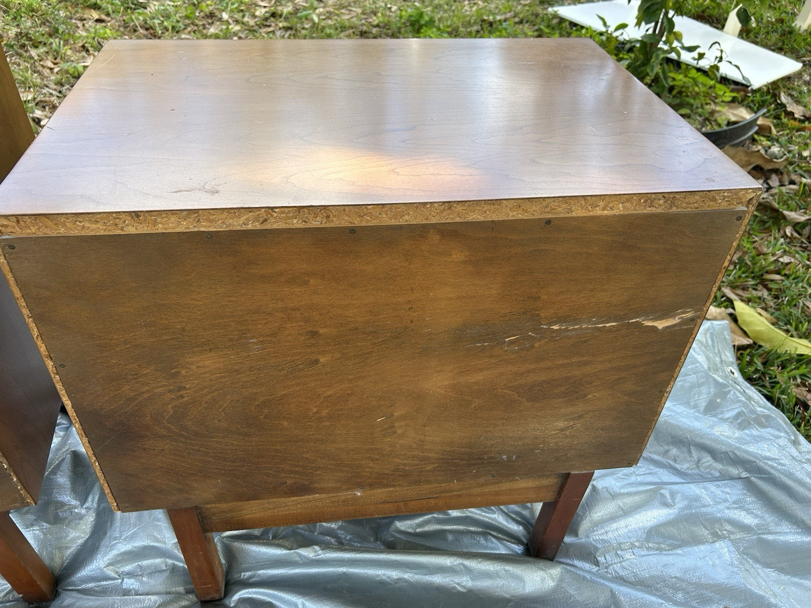 Set Of 2 Mid Century Wood NightStand
