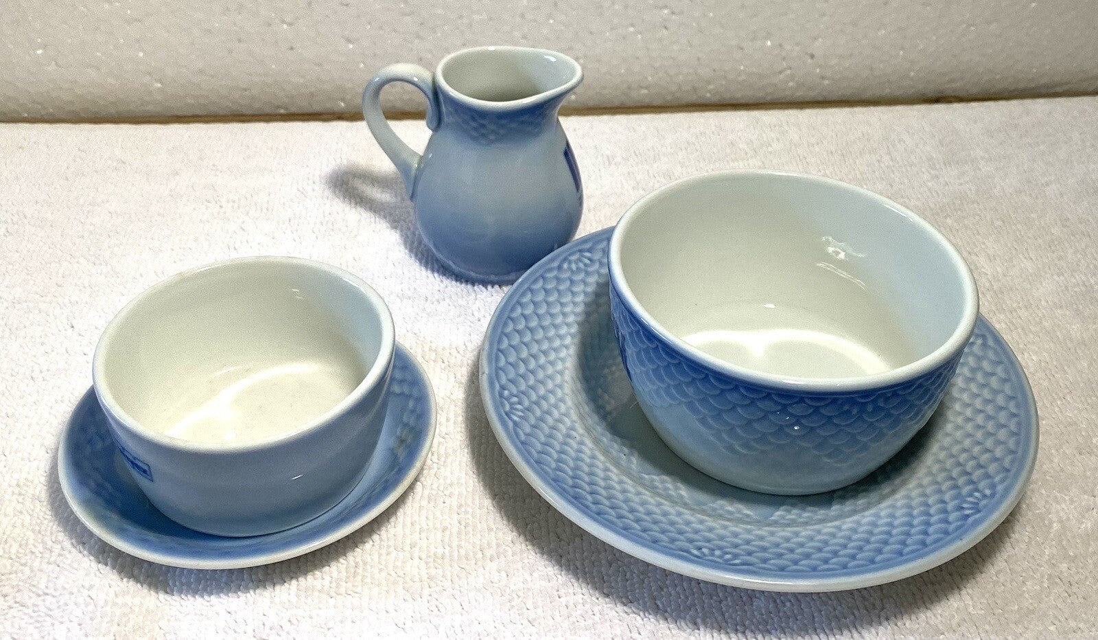 B & G Copenhagen Porcelain 5 Pieces Small Tea Set