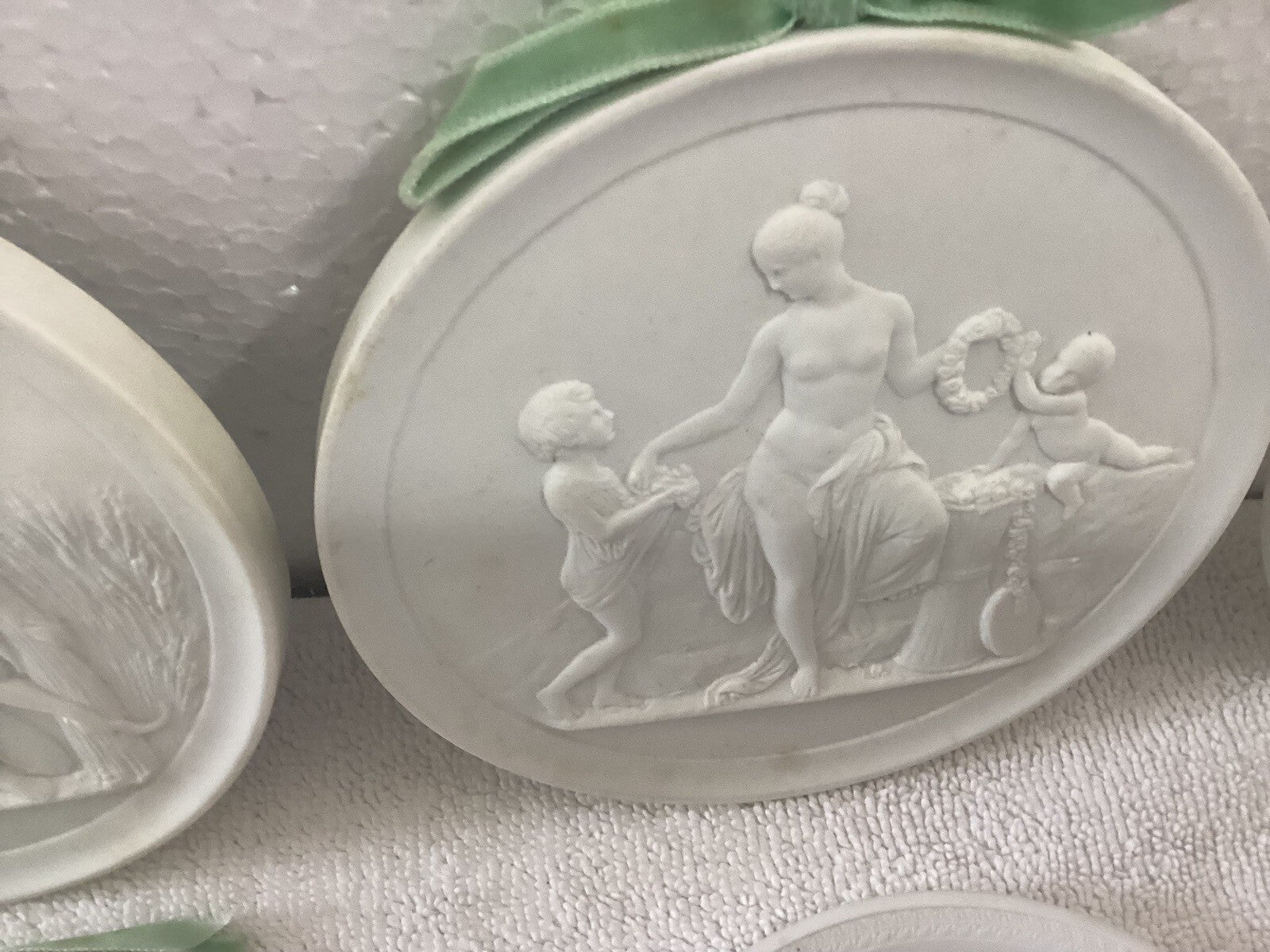 10 Royal Copenhagen Bisque Plates