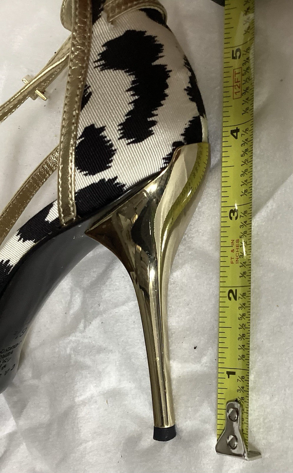 Casadei Tri Color Double Buckles High Heels Women Shoes Sz 6.5B