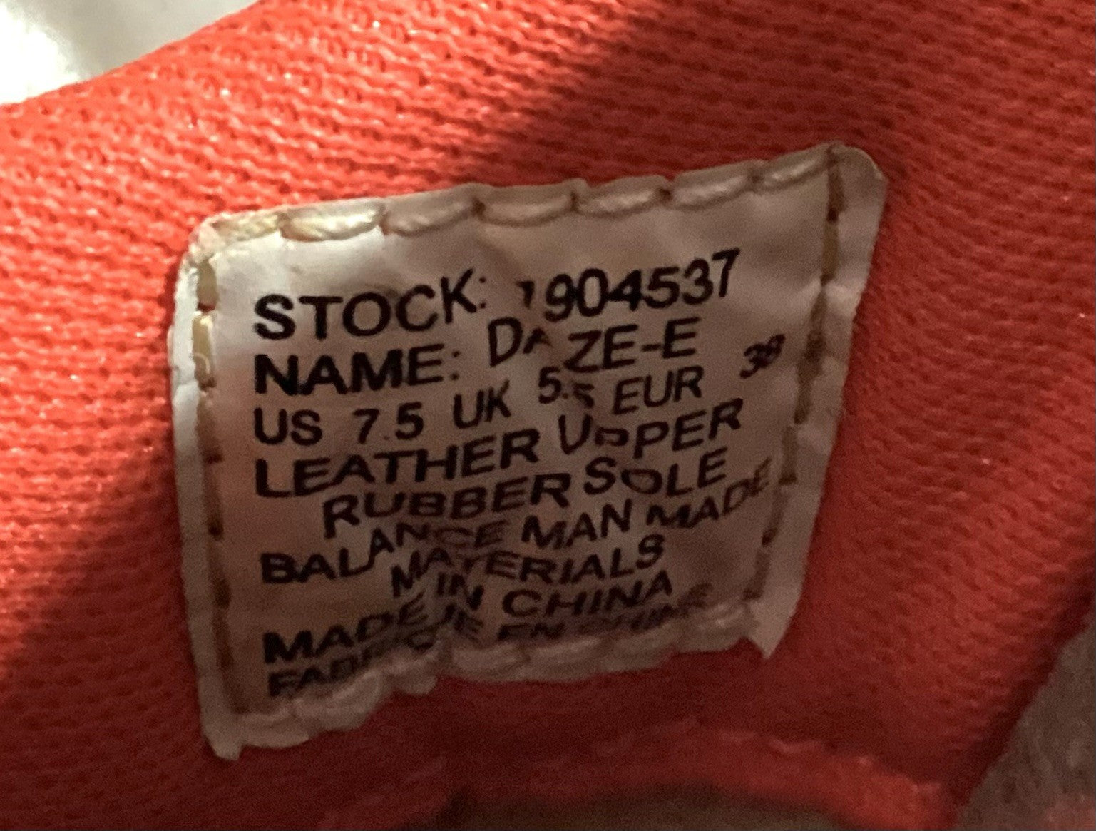 Diesel Orange/Beige/Gold Athletic women Slip On Shoes Size 7.5