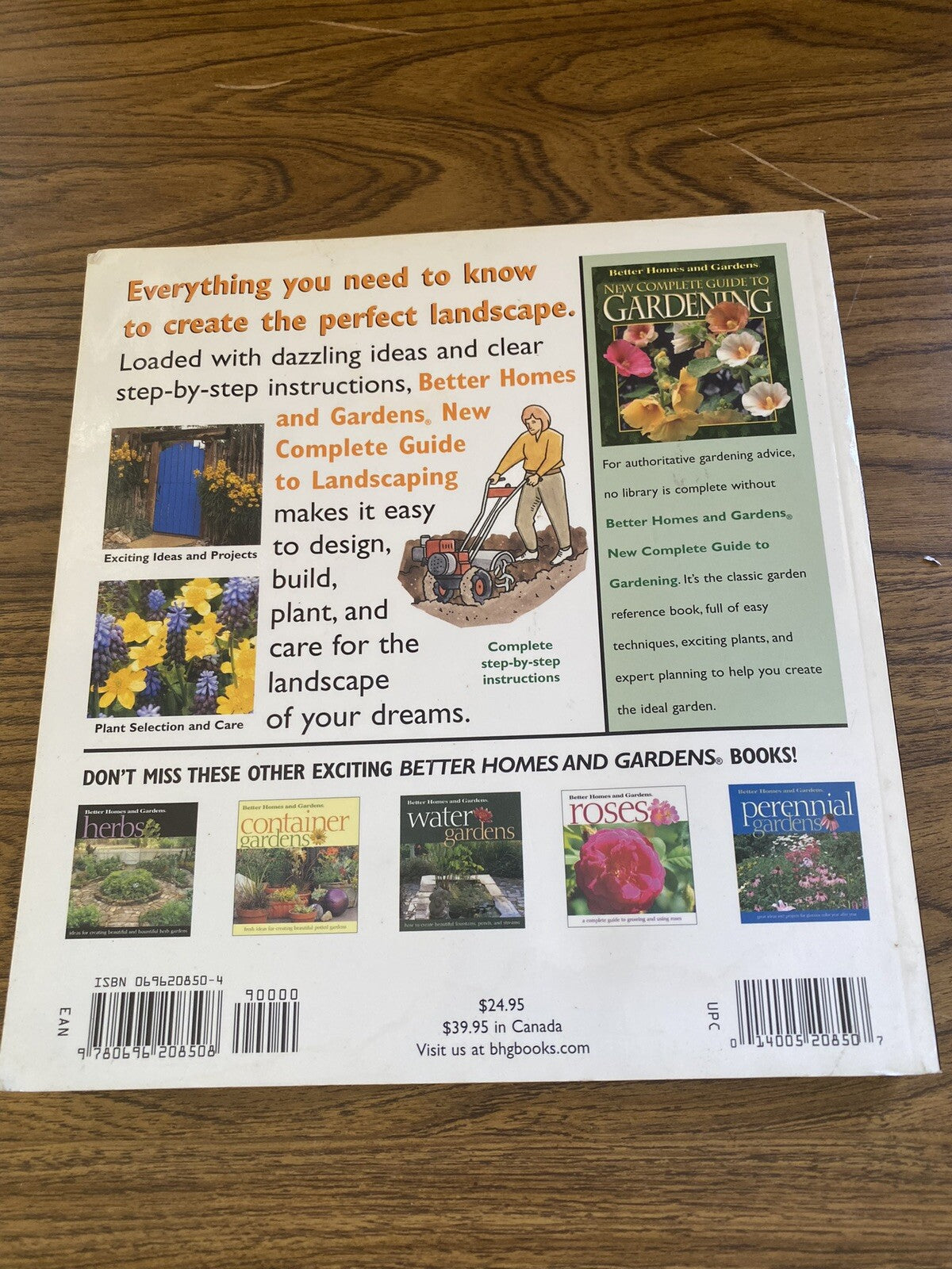 Better homes And Gardens New Complete Guide To Landscaping Book