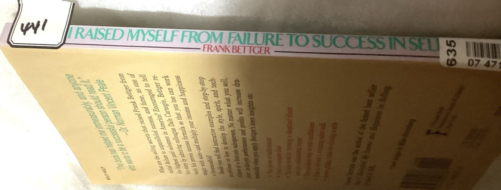 How To Raised Myself From Failure To Success In Selling By Frank Bettger #441