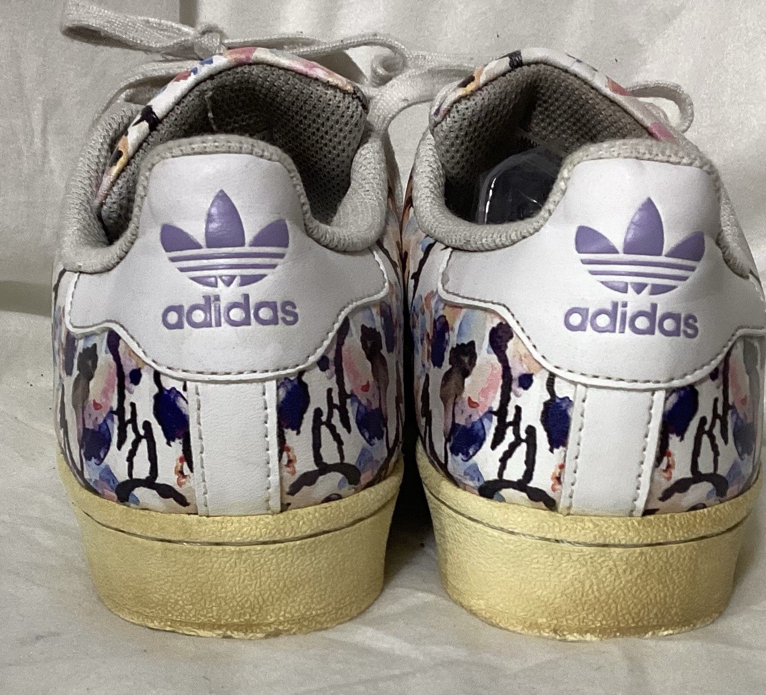 Adidas Superstar Floral Women Sneakers Size 6