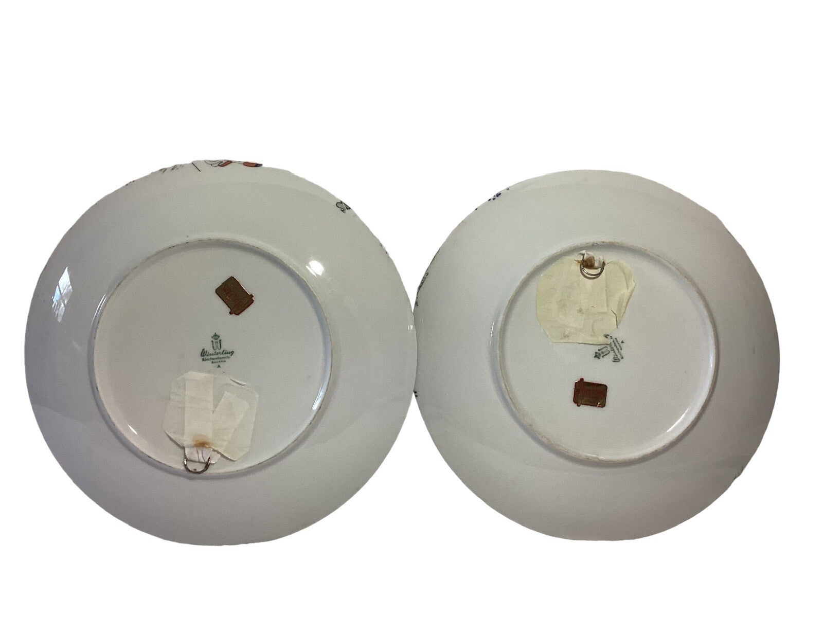 Pair Of Winteling Bavaria Asian Plates