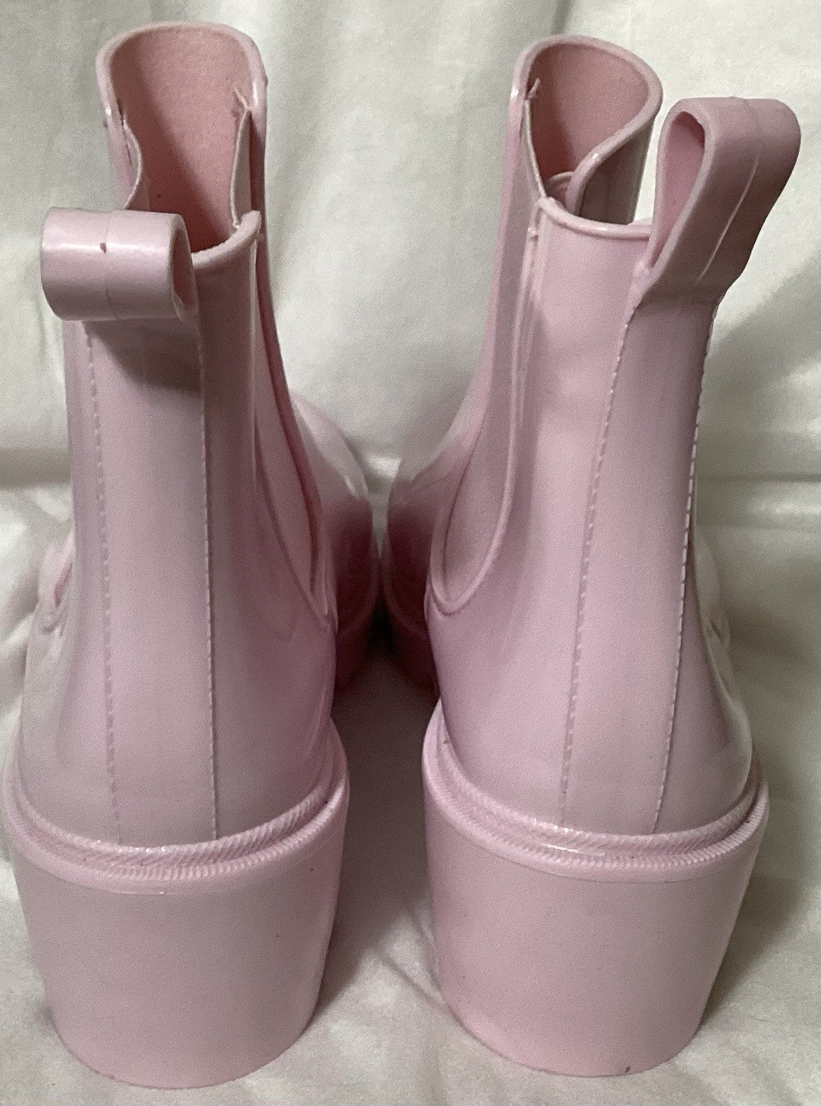 Just Fab Women Rain Boots Pink Roonie Sz 9
