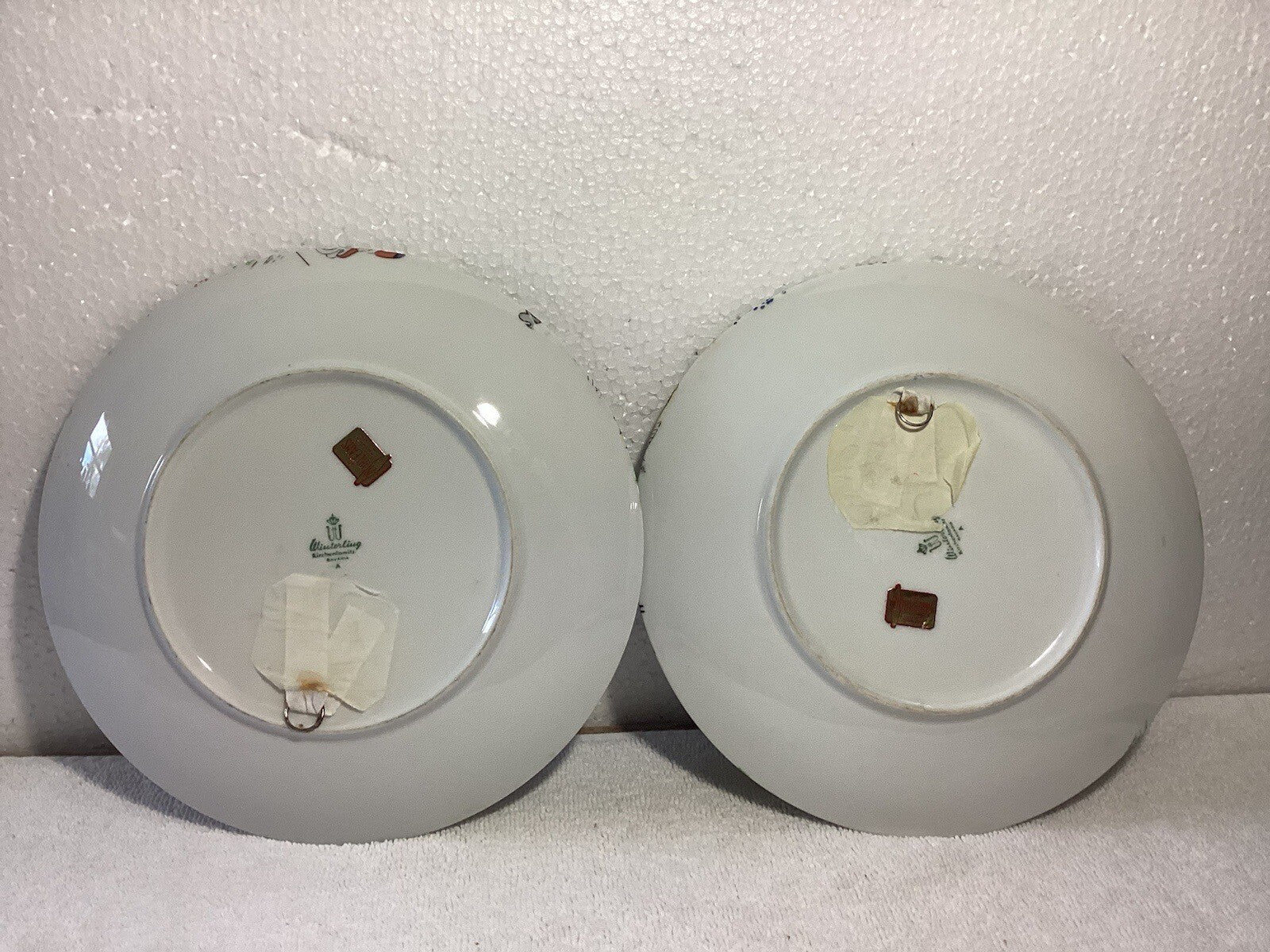 Pair Of Winteling Bavaria Asian Plates