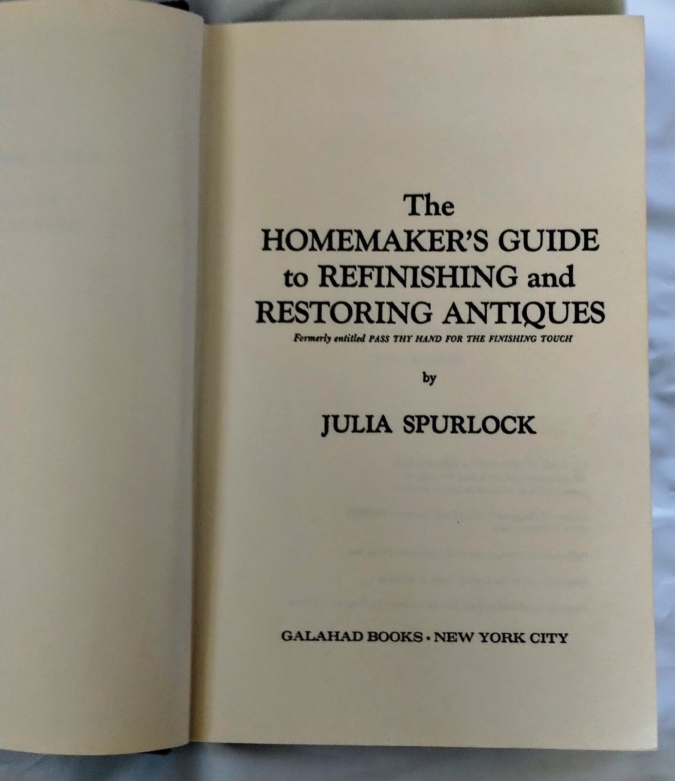 Julia Spurlock Refinishing And Restoring Antiques