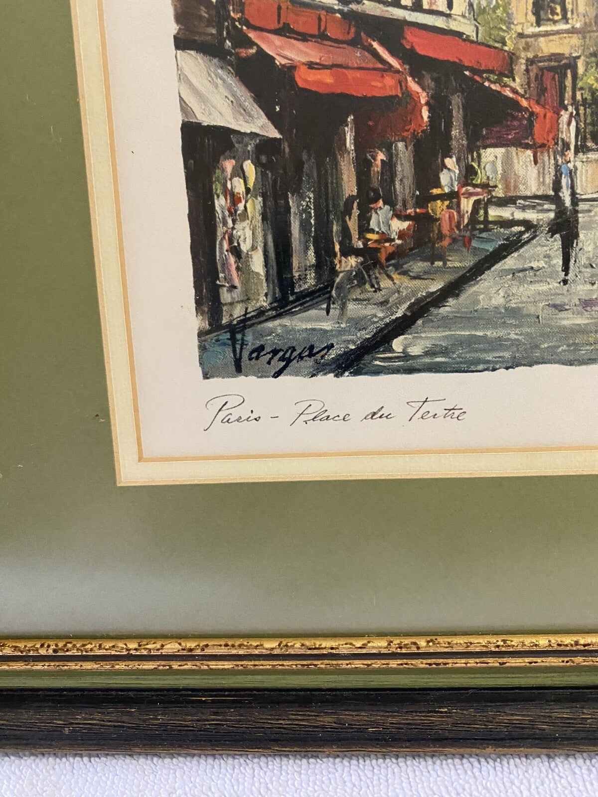 Print Set Of 2 Iconic Mid Century Pedro Vargas Paris Scenes