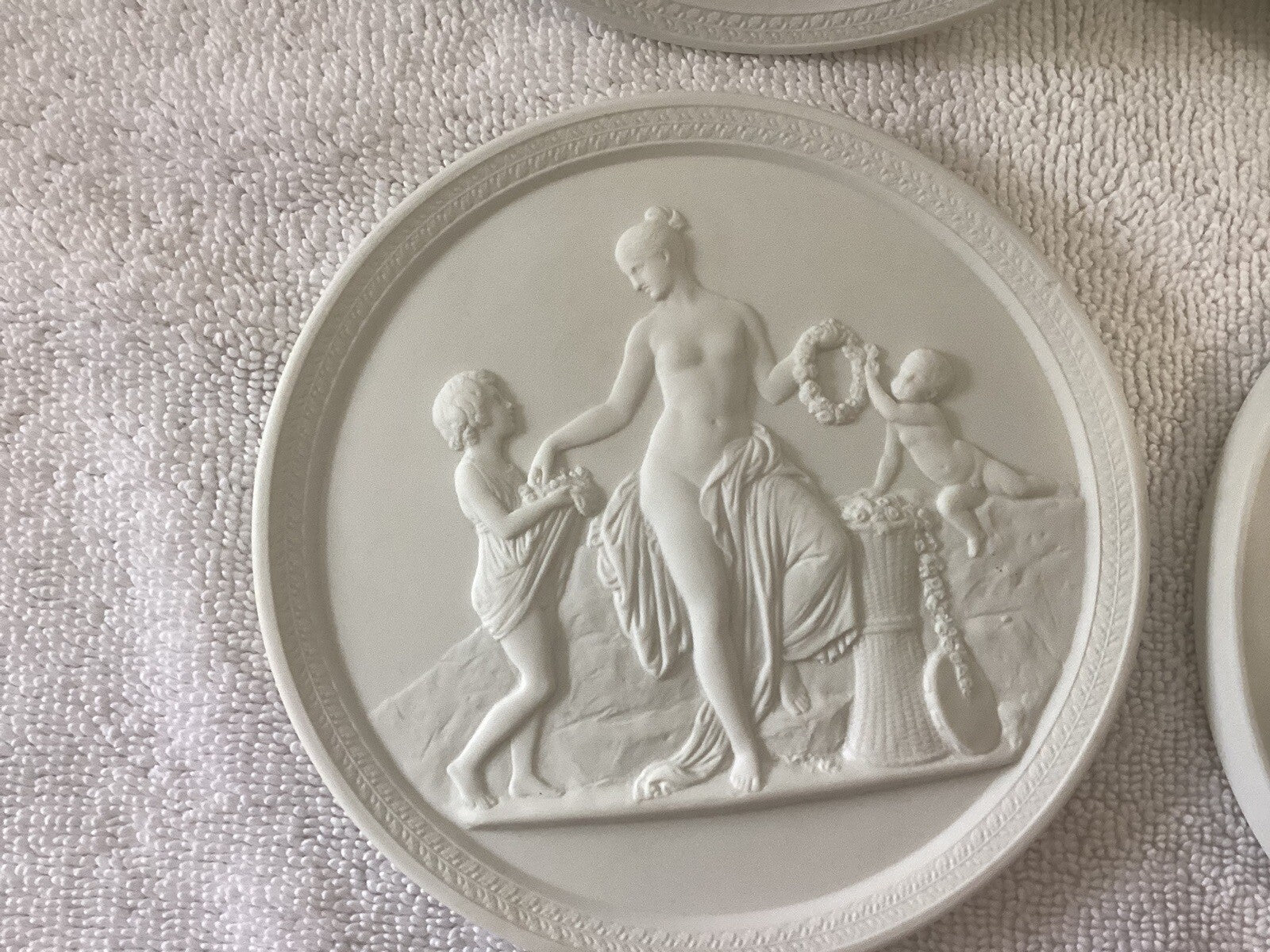 10 Royal Copenhagen Bisque Plates