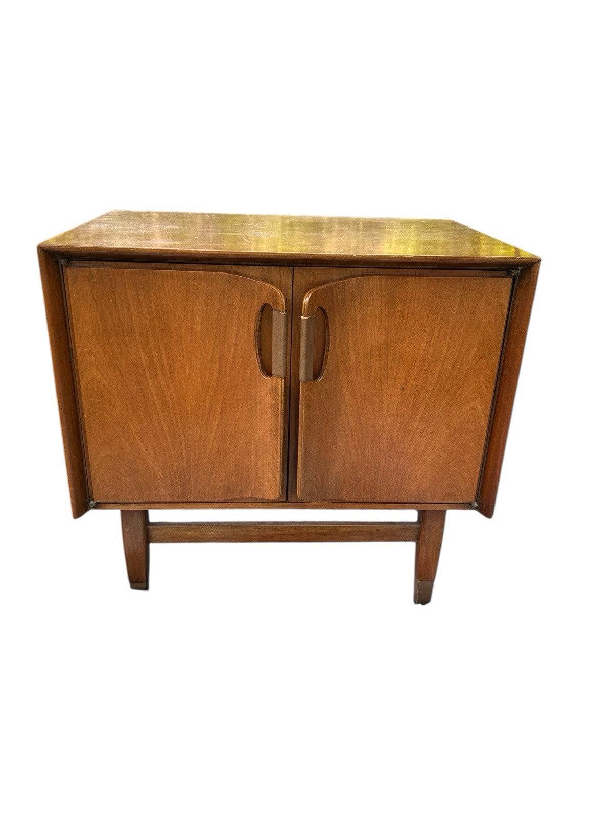 Set Of 2 Mid Century Wood NightStand