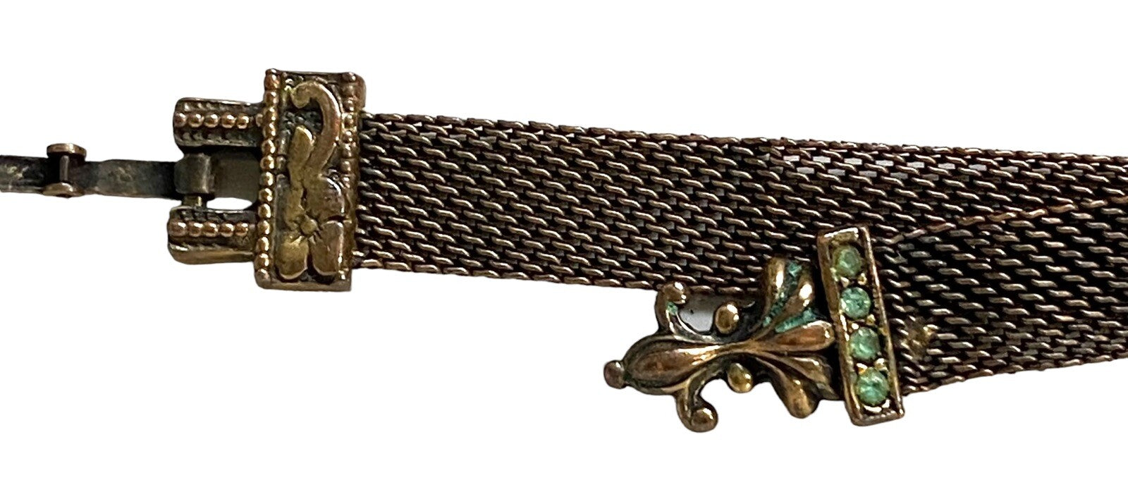 Victorian Bronze Mesh Women Bracelet