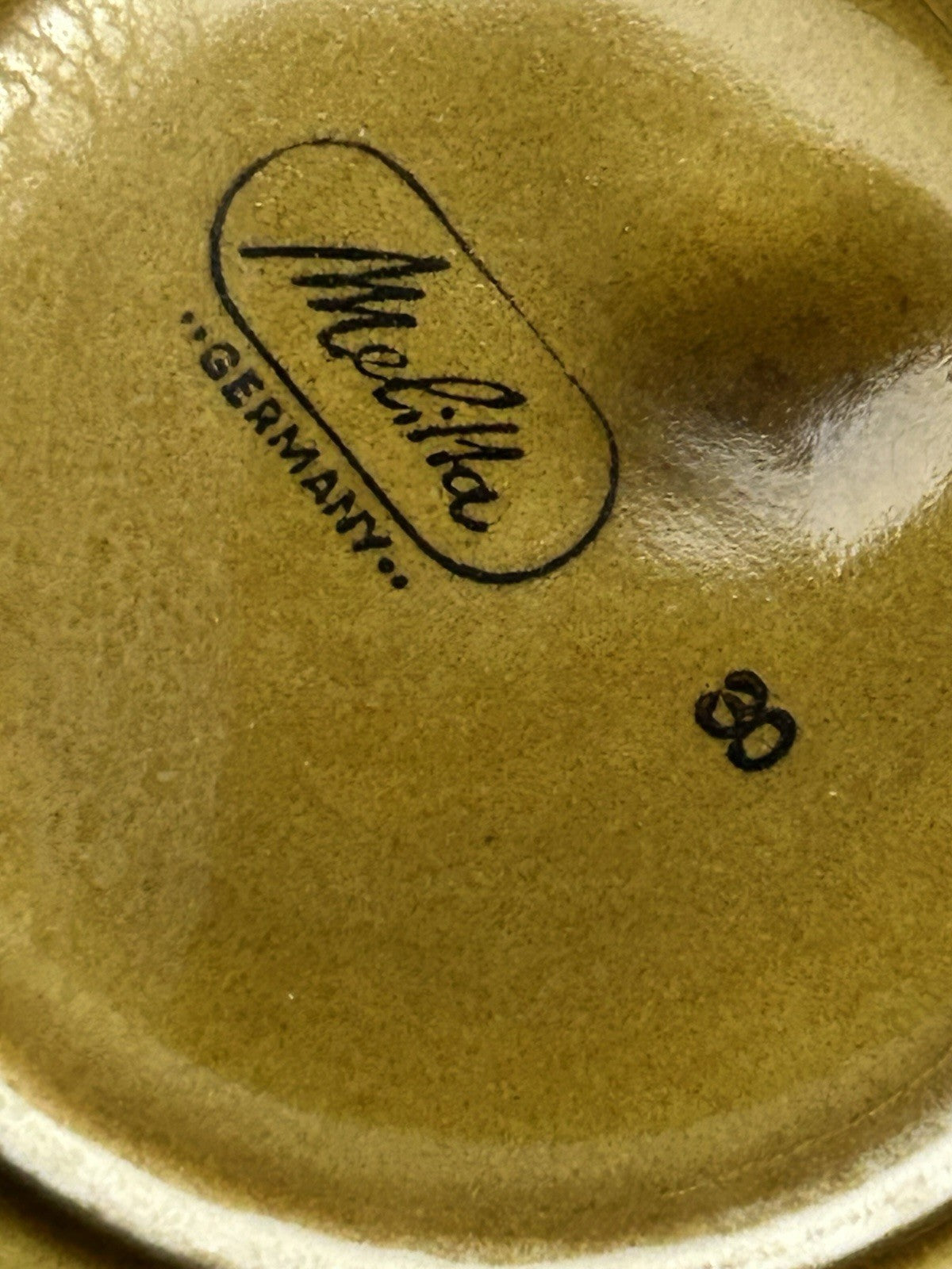 13 Pieces Melitta Germany Ceracron Pottery Mid Century Mustard Set
