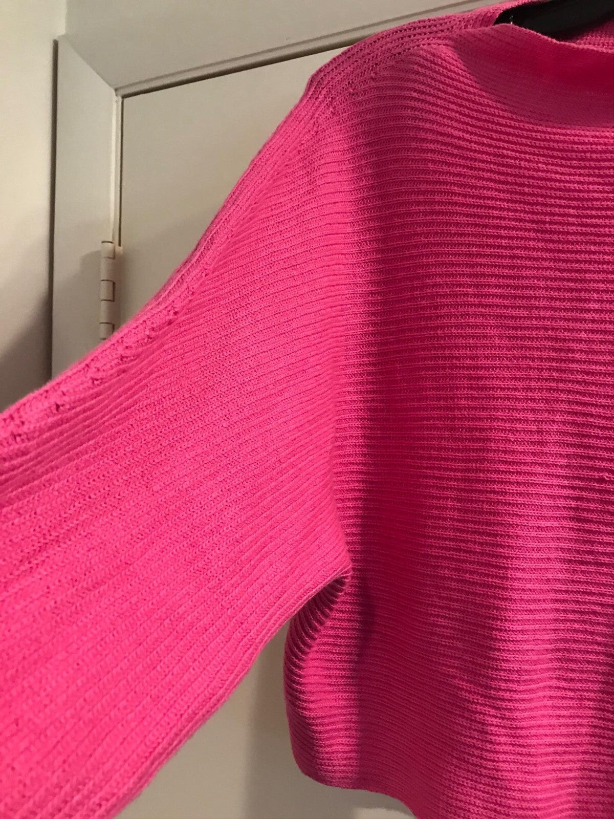 Leith Fushia Pink Women Sweater Sz Small