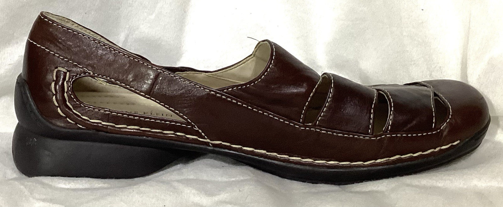 Anne Klein Kkmarlo womens Leather shoes Color Brown Sz 8.5 M