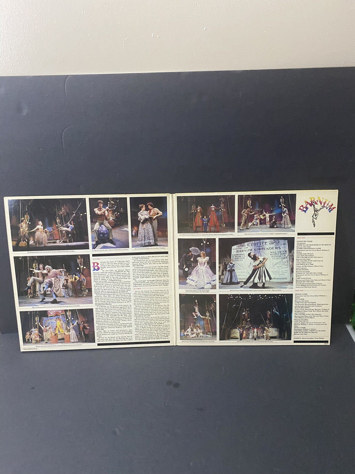 JIM DALE IN BARNUM THE NEW MUSICAL Lp RECORD GATEFOLD SEALED