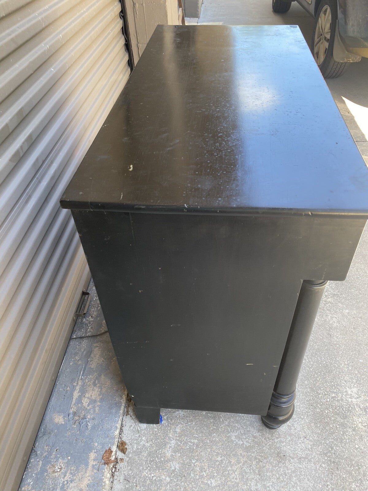 Vintage Black Dresser