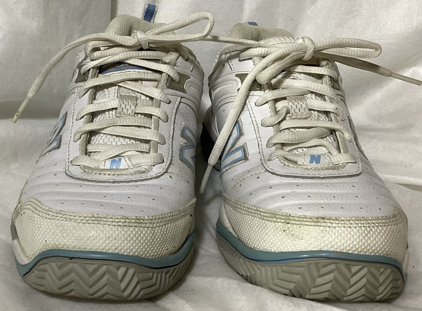 New Balance 804 Women Athletic Shoes Color White Leather Sz 7.5