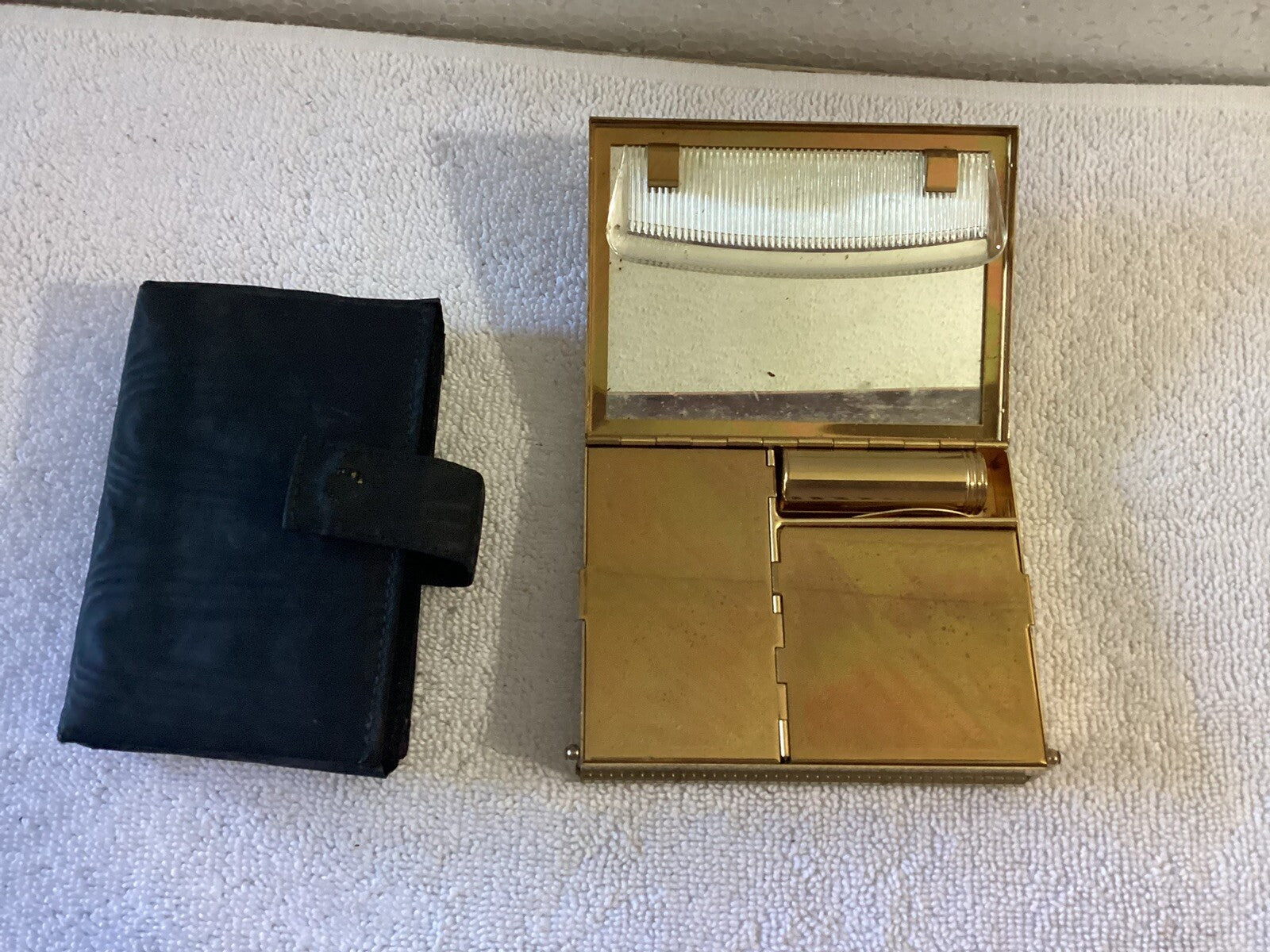 Vintage Volupté Gold Compact Minaudiere