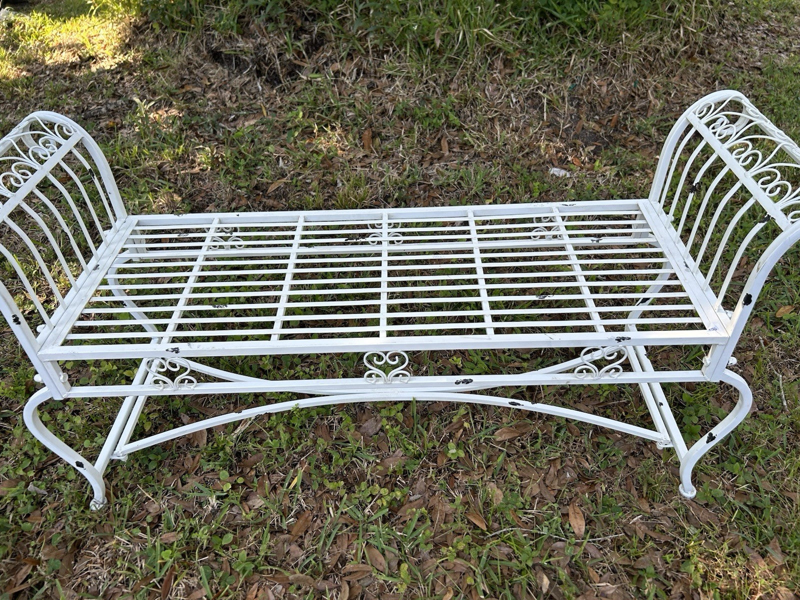 Safevieh Brielle Outdoor /Garden White Bench
