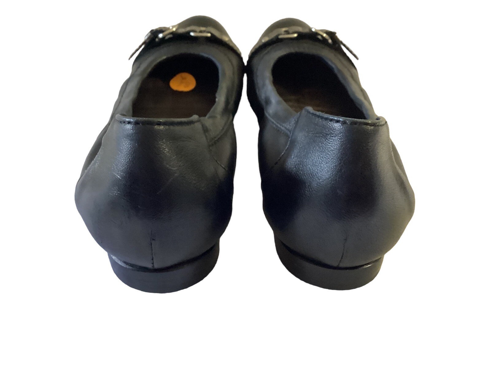 Attilio Guisti Leombruni Black Flats Sz 38.5