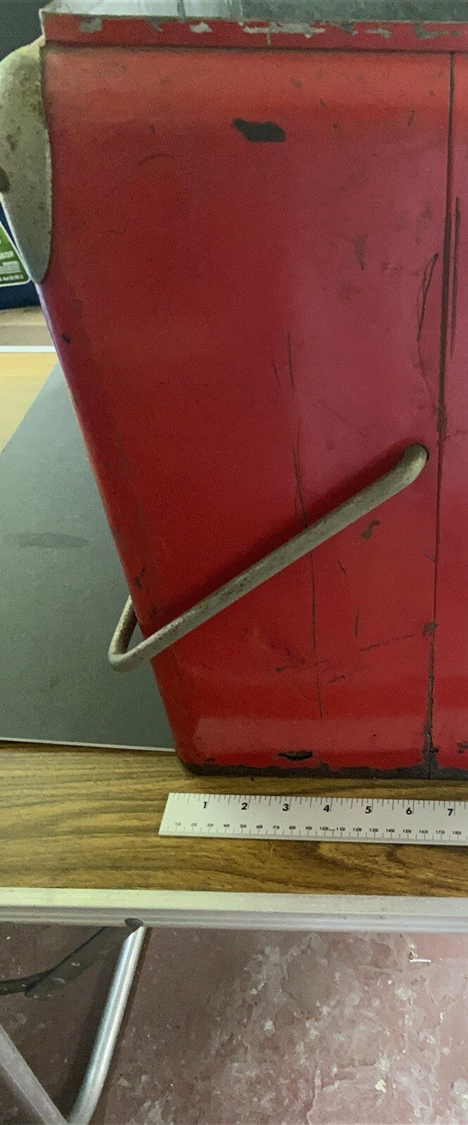 Vintage Heavy Coca Cola Ice Chest Cooler With Handle