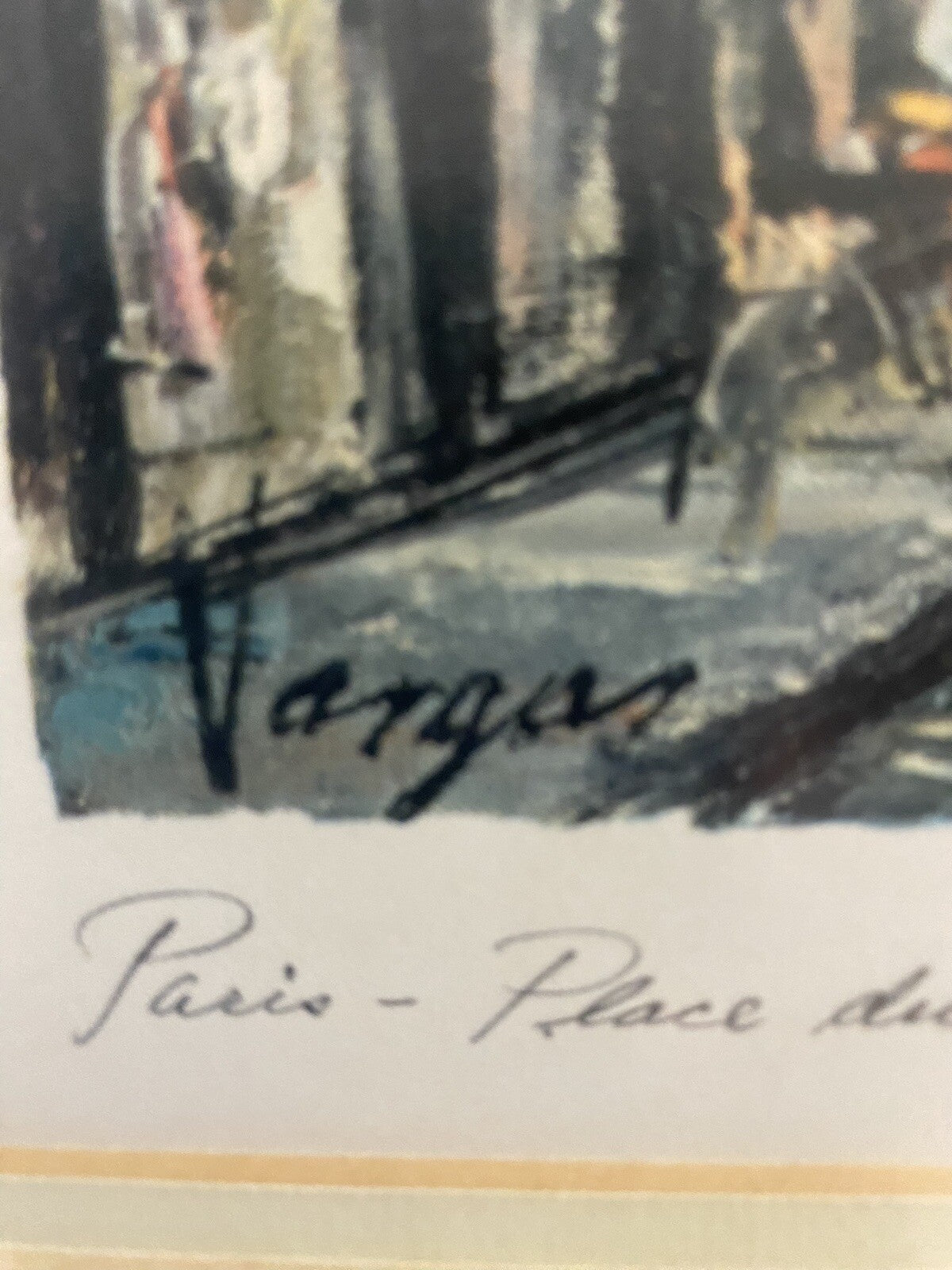 Print Set Of 2 Iconic Mid Century Pedro Vargas Paris Scenes
