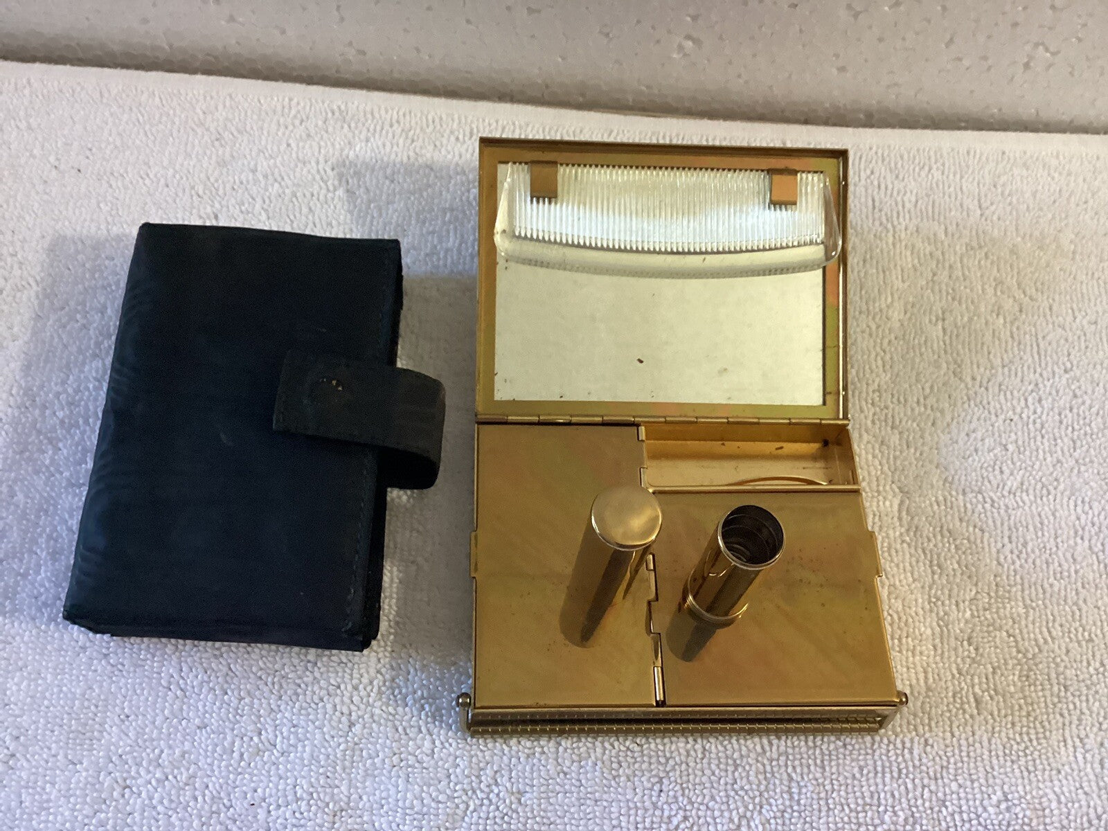 Vintage Volupté Gold Compact Minaudiere