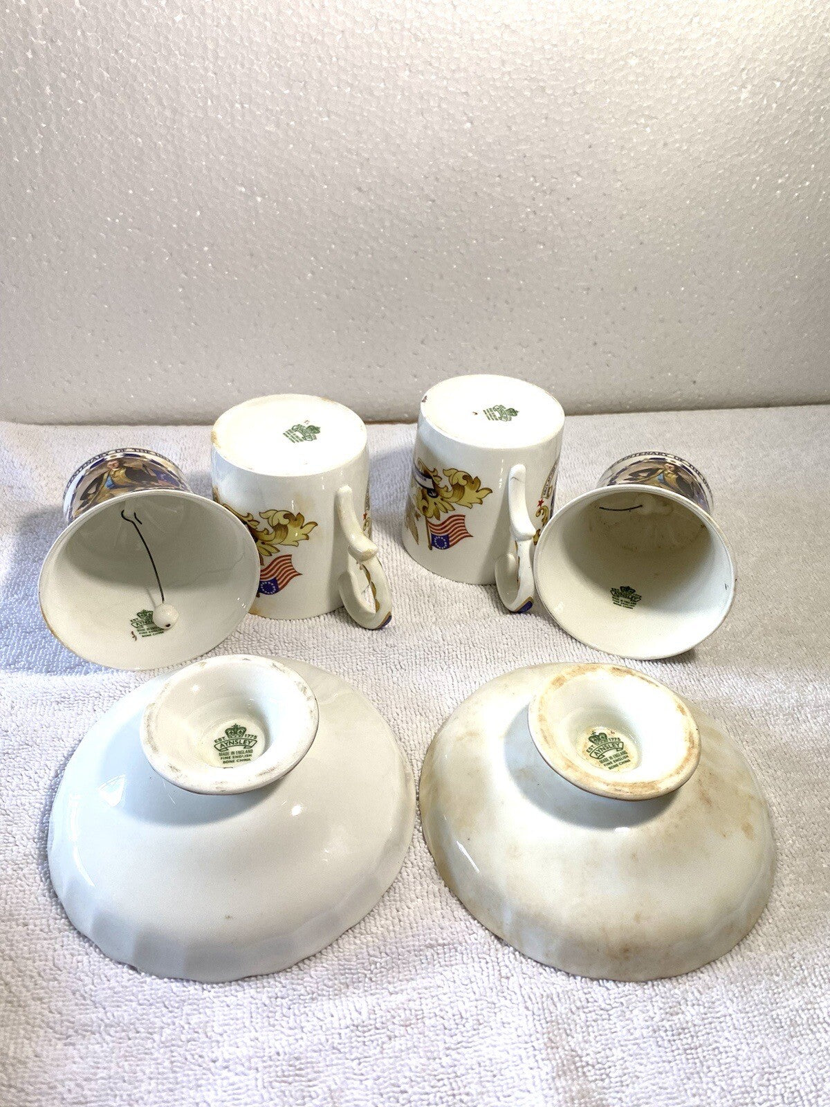 2 Sets Of 3 Ainsley Commemorate The Bi-Centenary Of The United States Of America