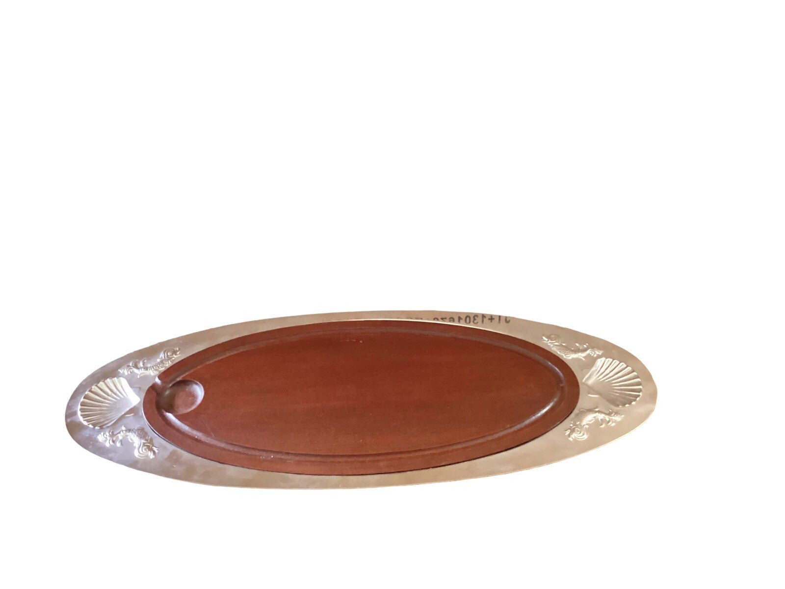 Jean Couzon Serving Oval Double 17” Tray From France