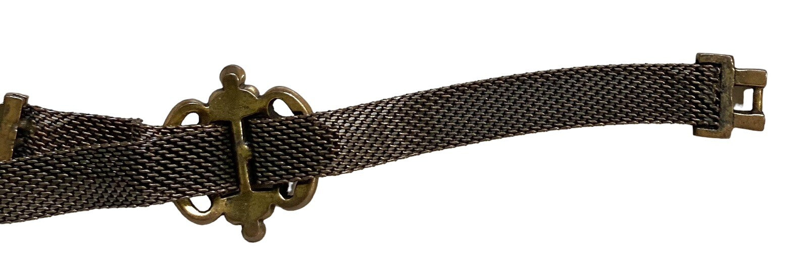 Victorian Bronze Mesh Women Bracelet