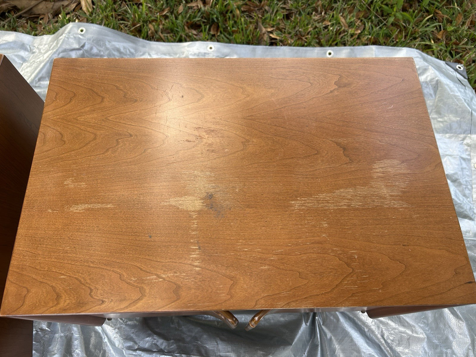 Set Of 2 Mid Century Wood NightStand