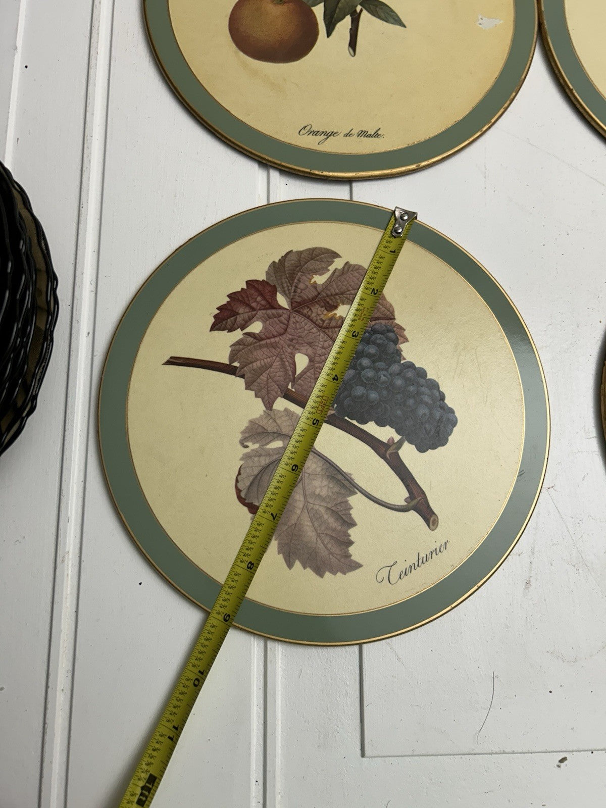 Set Of 6 Vintage Pimpernel Hooker Fruits Placemats