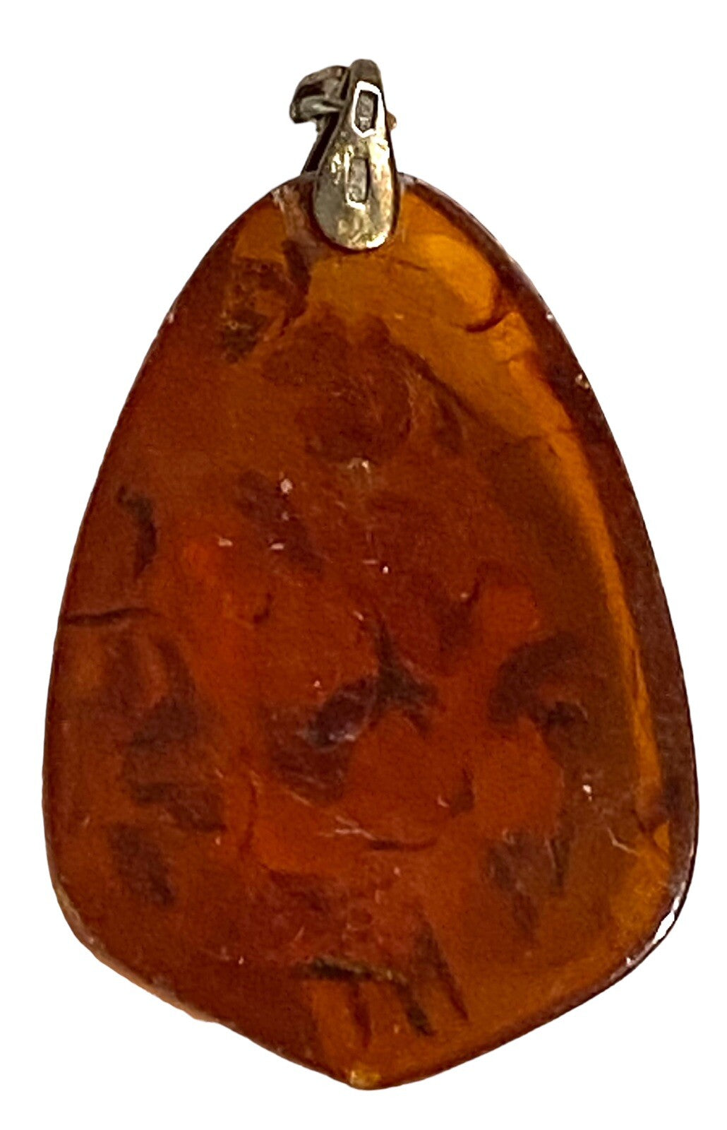 Large Vintage Amber Pendant