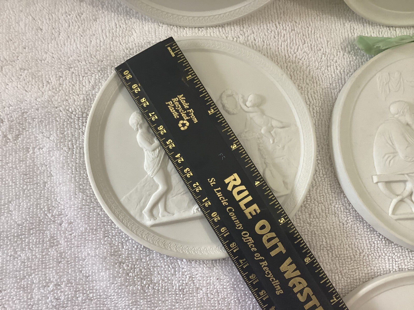 10 Royal Copenhagen Bisque Plates