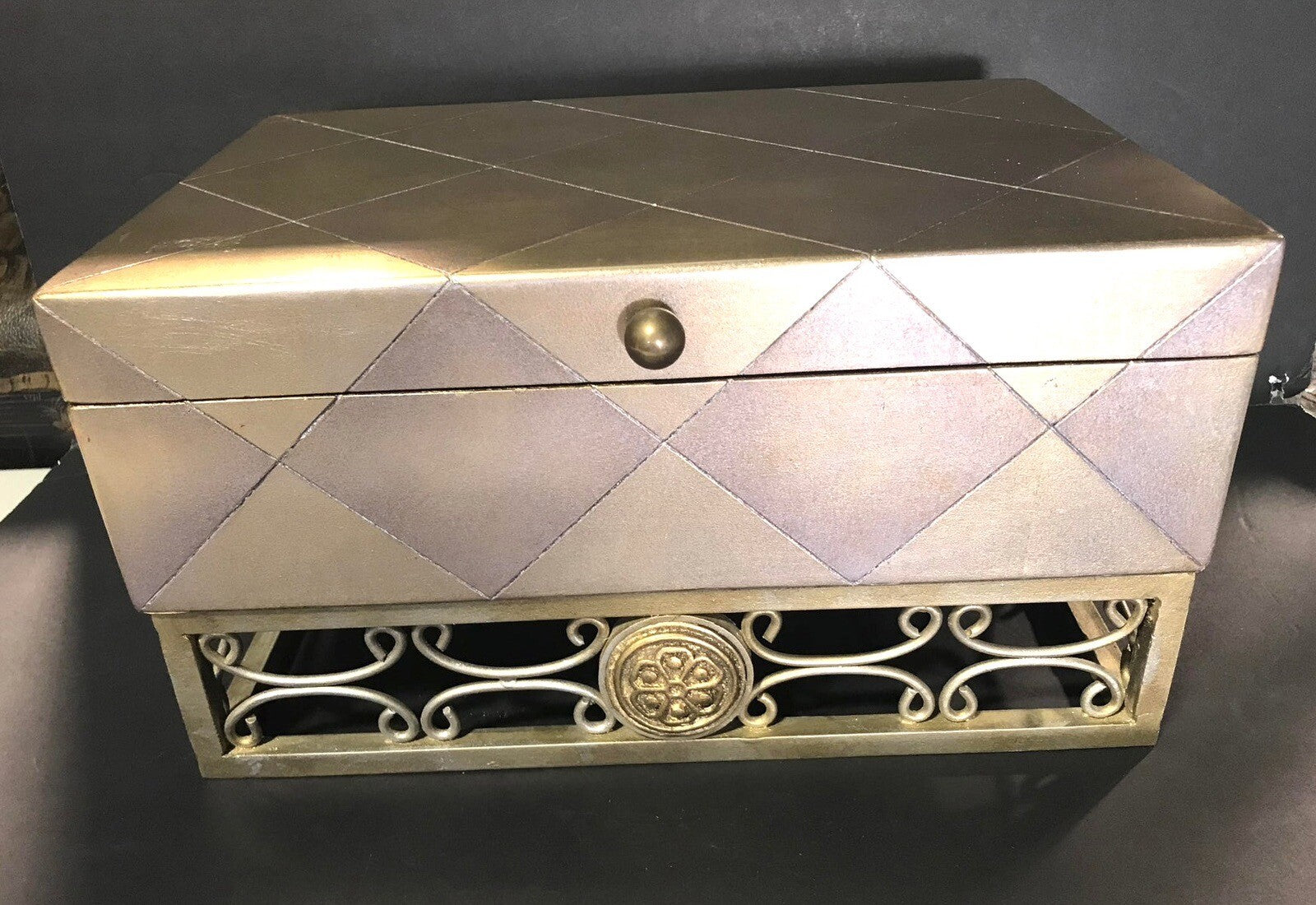 Mid Century Decorative Wooden Box