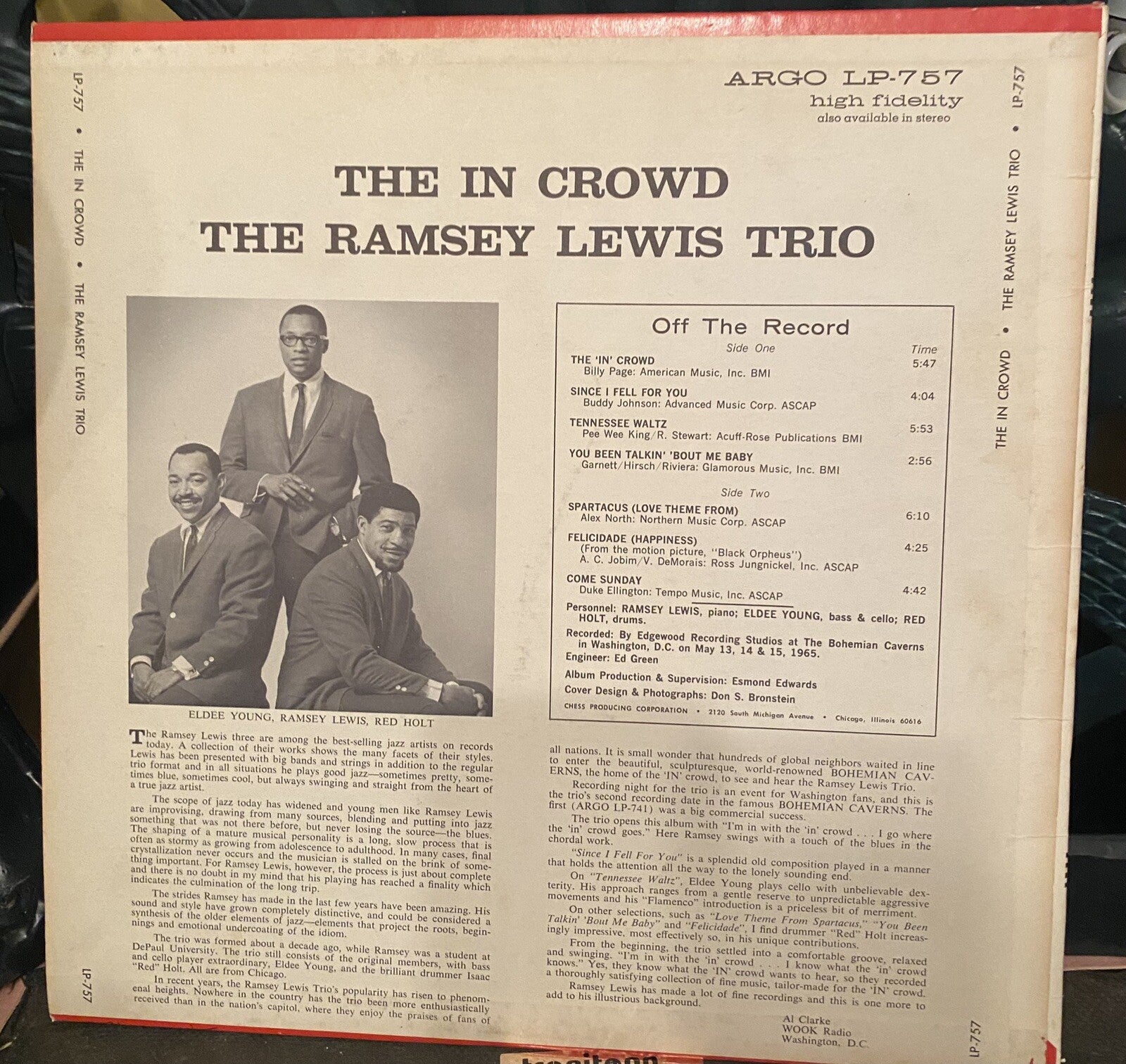 Ramsey Lewis Trio - The In Crowd (Verve By Request Series) [Used Very Good Vinyl