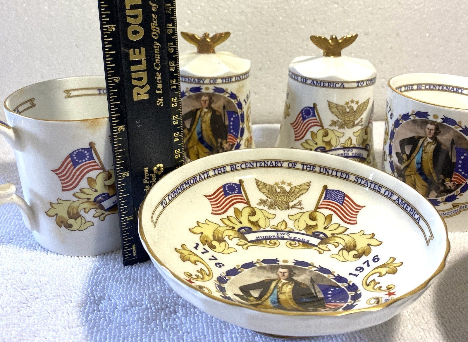 2 Sets Of 3 Ainsley Commemorate The Bi-Centenary Of The United States Of America