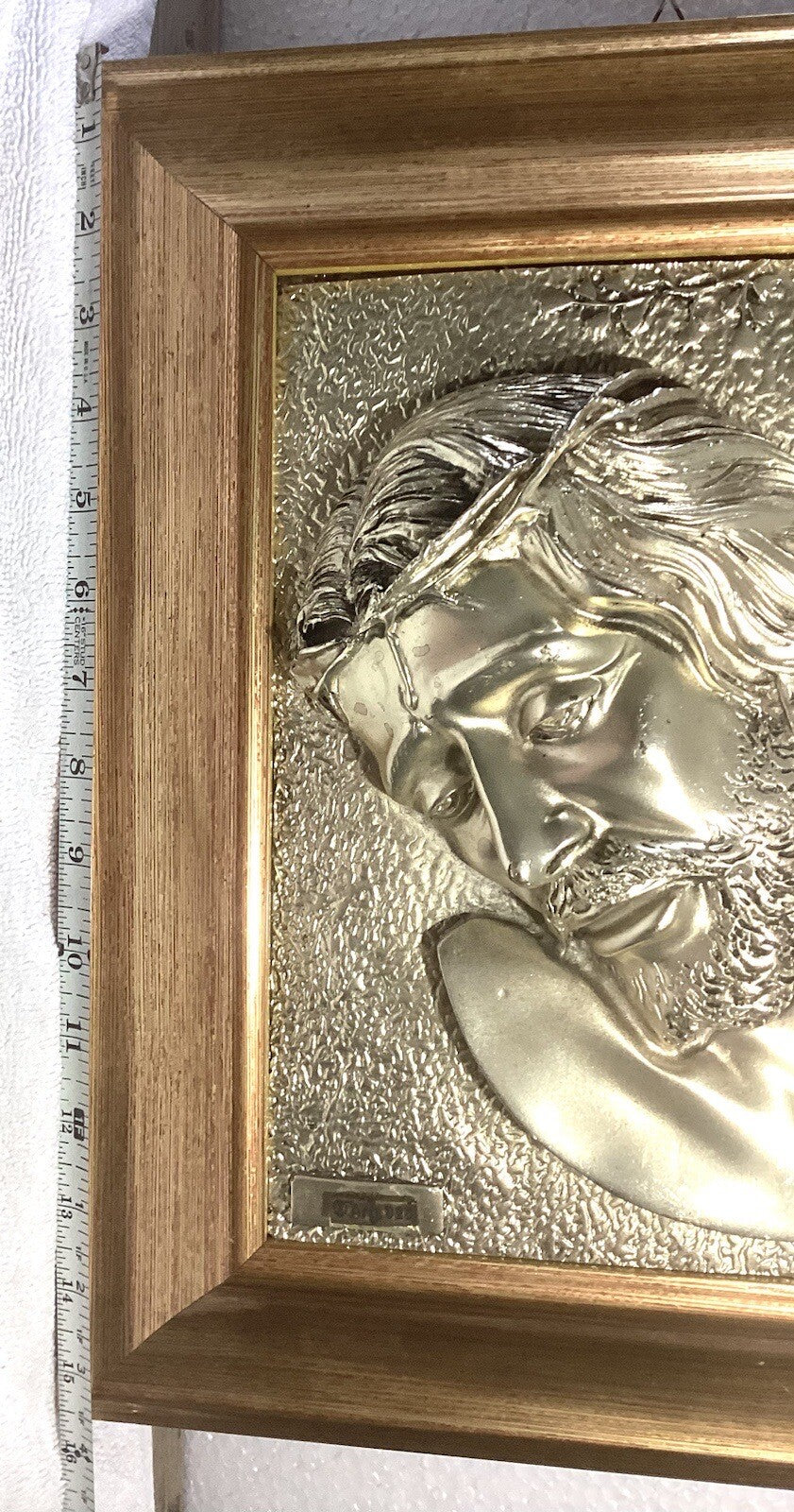 Creazioni Artistiche 3D Silver Sculpted Christ Art
