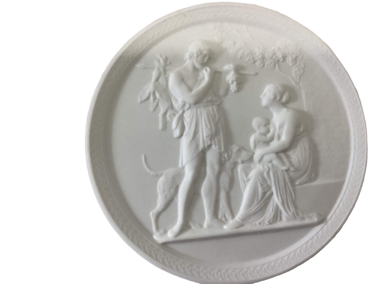 10 Royal Copenhagen Bisque Plates