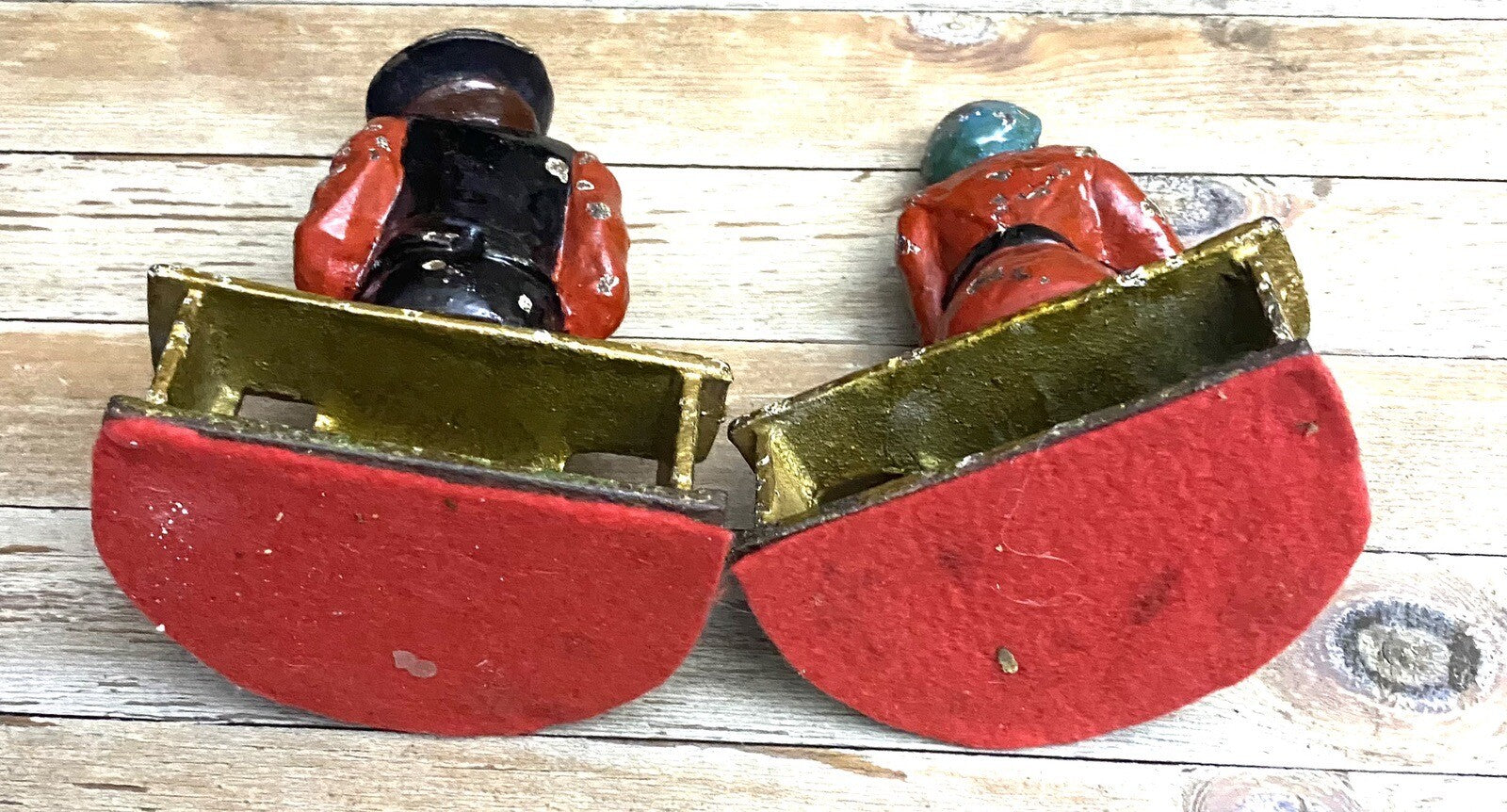 Vintage Cast Iron Amish, Couple Figurines, Bookends