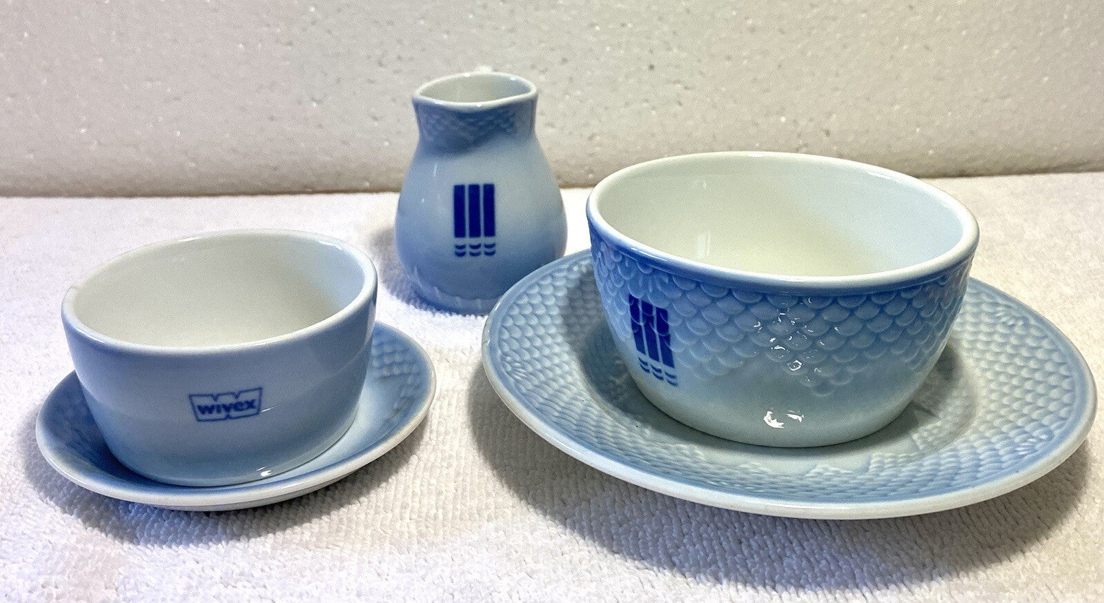 B & G Copenhagen Porcelain 5 Pieces Small Tea Set
