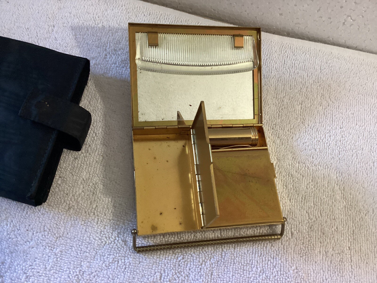 Vintage Volupté Gold Compact Minaudiere