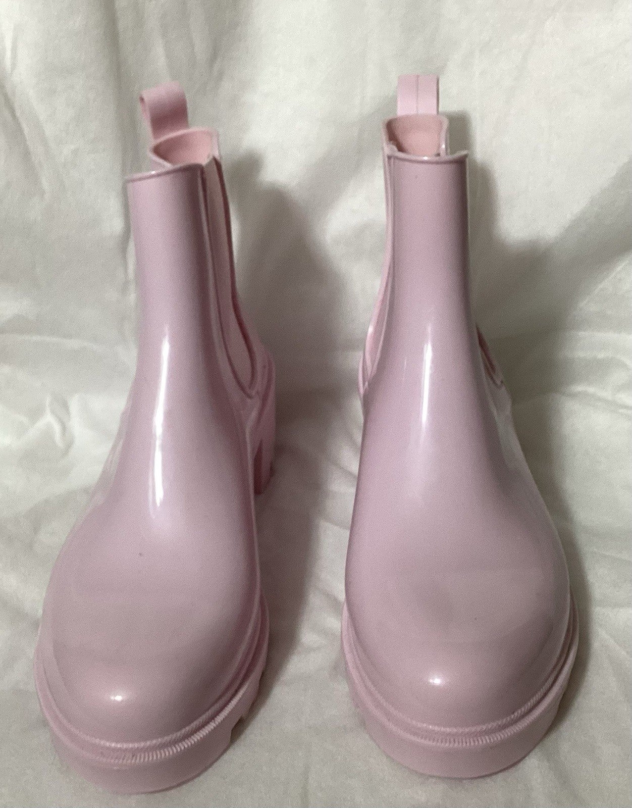 Just Fab Women Rain Boots Pink Roonie Sz 9