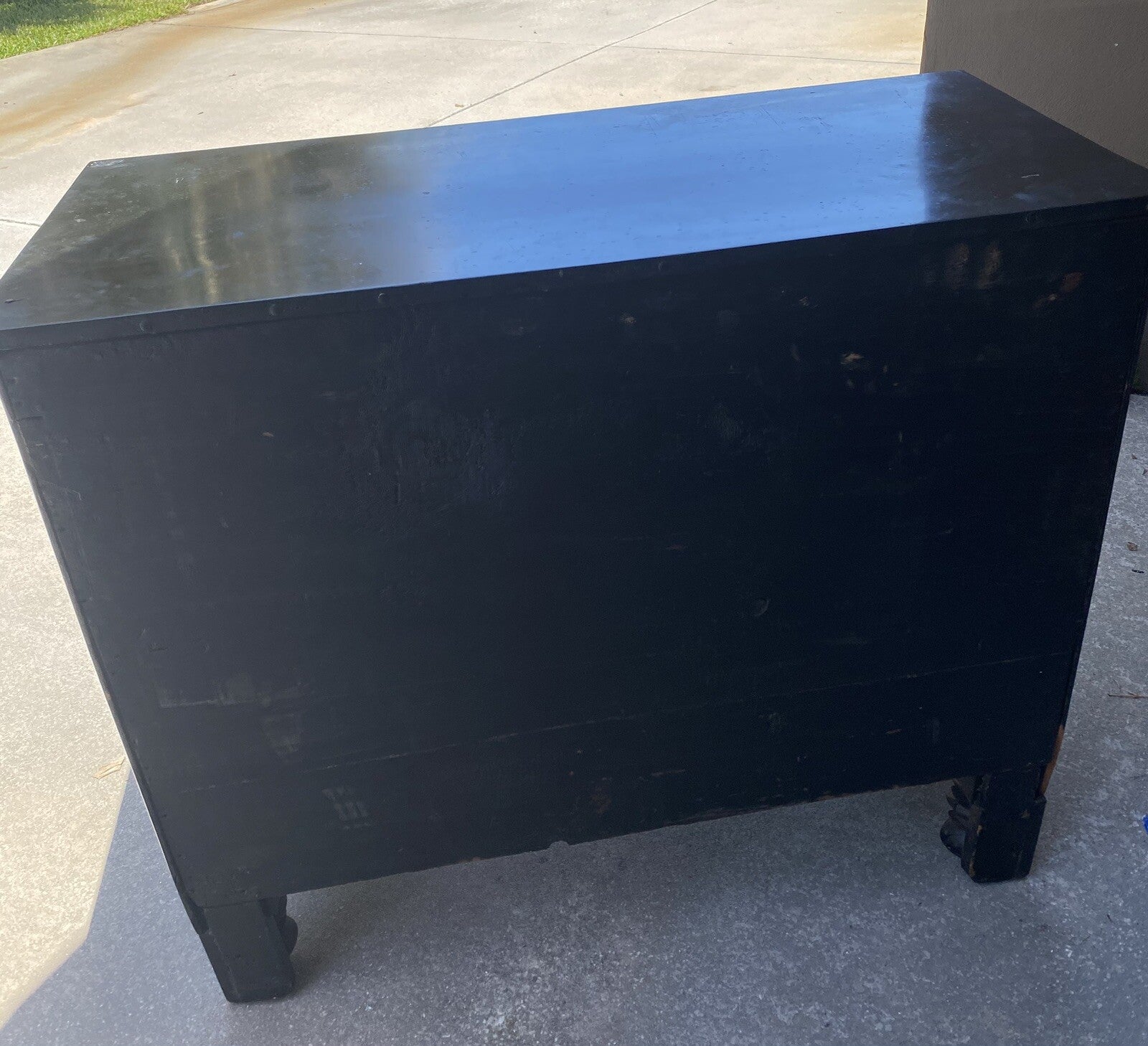 Vintage Black Dresser